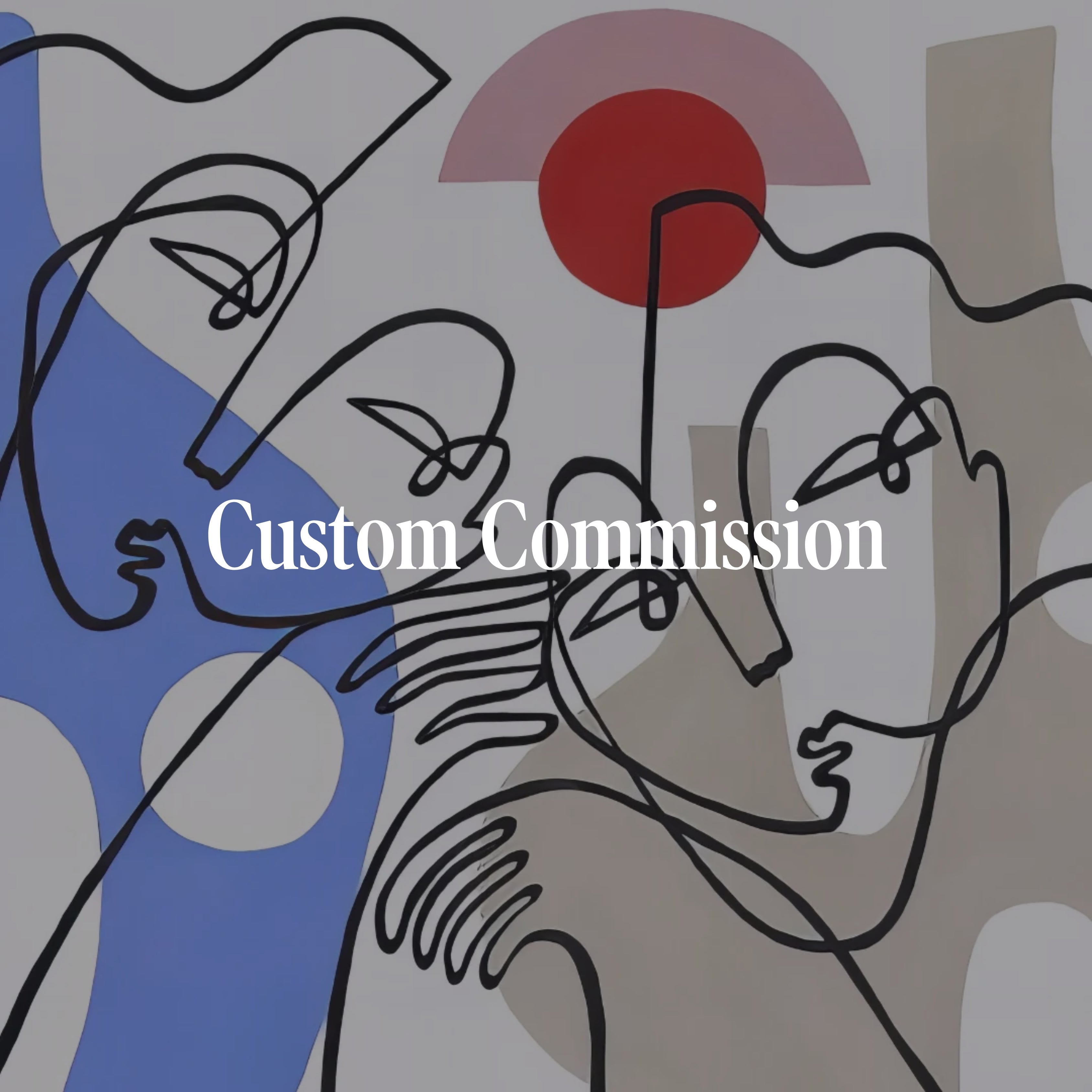 Custom Commission: Line Drawing Portrait (Inspired by your Individual ...